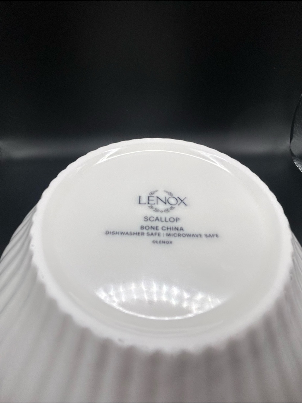 Lenox Scallop Solid White Set of Four Bone China All Purpose Bowls 6.5" New Rare - Picture 2 of 2